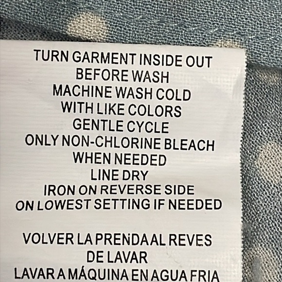 Rewind Polka Dot Off The Shoulder Cropped Button Down Blouse XL - Picture 13 of 16